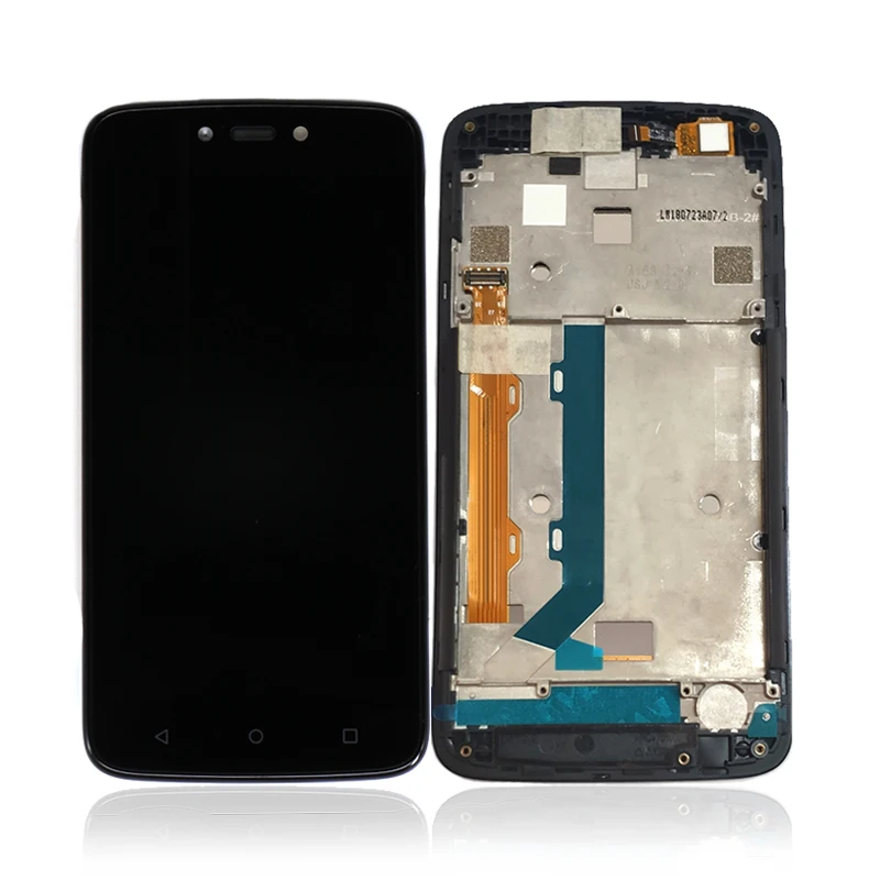5.0 Inch Mobile Phone LCD Touch Screen Digitizer With Frame Assembly For MOTO C Plus LCD Display, Black gold
5.0 Inch Mobile Phone LCD Touch Screen Digitizer With Frame Assembly For MOTO C Plus LCD Display, Black gold