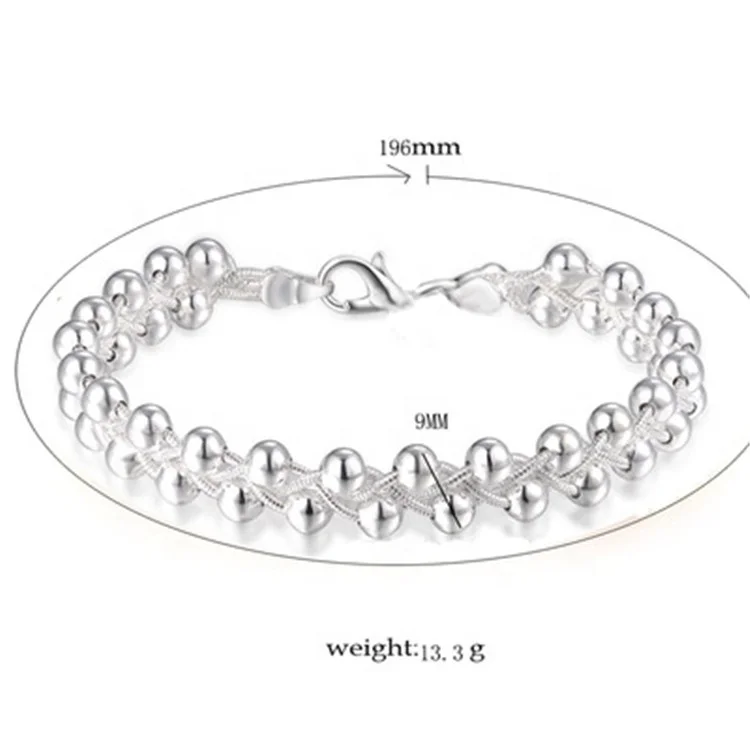 Round Bead Woven Double Layer Bracelet Classic Fashion Women's Bracelet Creative Stitching Clasp Bracelet, Picture
Round Bead Woven Double Layer Bracelet Classic Fashion Women's Bracelet Creative Stitching Clasp Bracelet, Picture