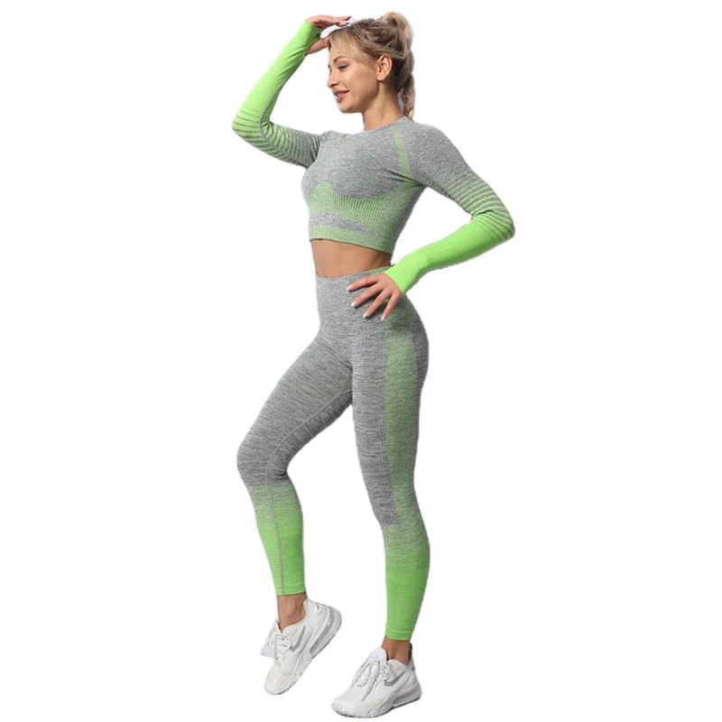 2021 Fashion Seamless Sports Bra High Waist Yoga Leggings 2 Piece Women Yoga Sport Set, Picture shows 
2021 Fashion Seamless Sports Bra High Waist Yoga Leggings 2 Piece Women Yoga Sport Set, Picture shows