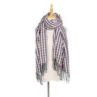 2019 New Style 100 Polyester Long Size Dresses Women Fashion Thick Shawl Scarf With Tassel