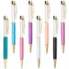 Japan hot sale promotional ball pen with liquid creative DIY floater pen colorful glitter ballpoint pen
