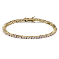 3mm Tennis Chain Bracelet Gold Bracelets & Bangles Fancy Bangles 8inch Tennis Bracelet
3mm Tennis Chain Bracelet Gold Bracelets & Bangles Fancy Bangles 8inch Tennis Bracelet