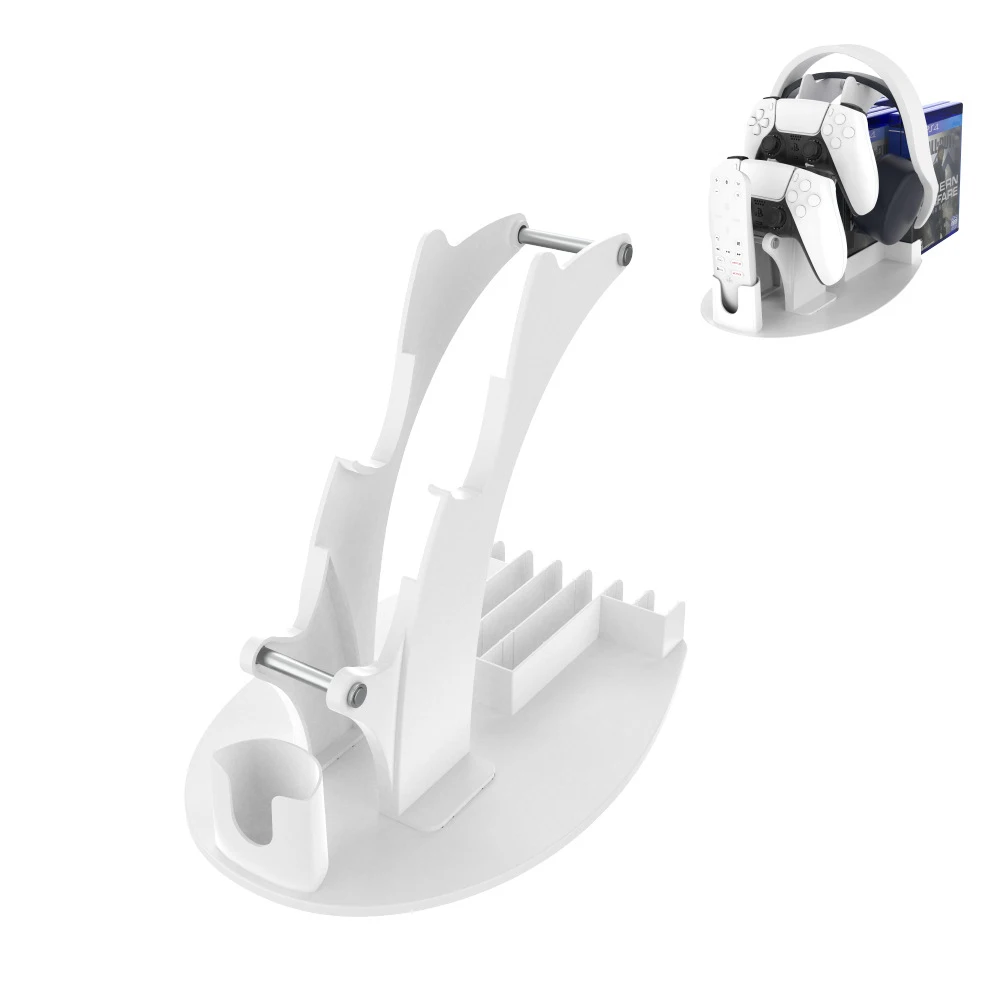 Multifunctional Vertical Stand Controller Holder Disc Storage Stand Remote Bracket For PS5 Xboxes Series X, Black white
Multifunctional Vertical Stand Controller Holder Disc Storage Stand Remote Bracket For PS5 Xboxes Series X, Black white