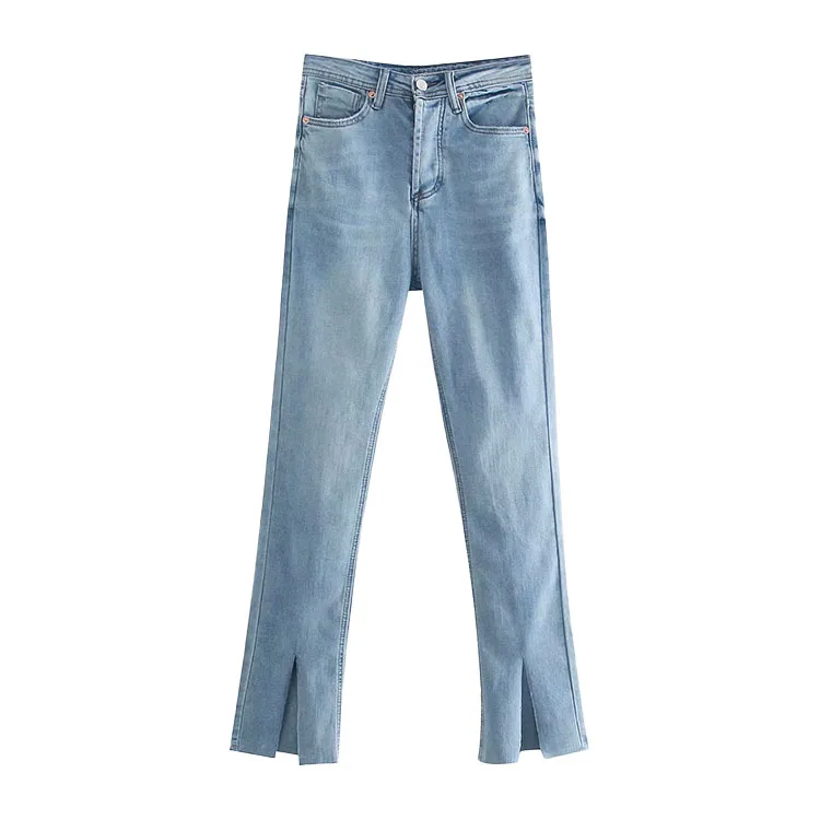 BMURHMZA2021 summer new women's fashion versatile split solid mid waist zipper women's jeans, Picture color
BMURHMZA2021 summer new women's fashion versatile split solid mid waist zipper women's jeans, Picture color