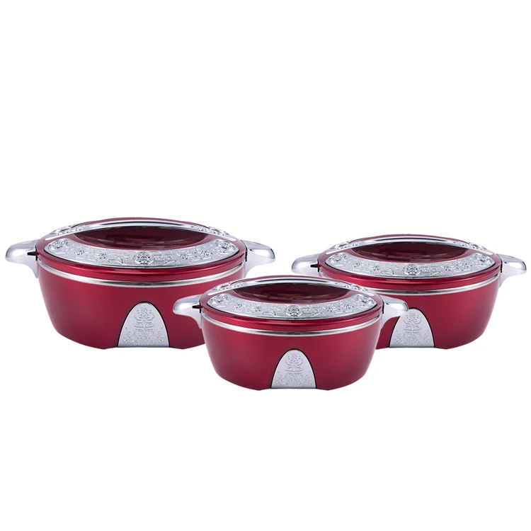 1.5L+2.5L+4L Low MOQ Stainless Steel Hot Pot Luxury Insulated Casserole Food Warmer Container Sets of 3
1.5L+2.5L+4L Low MOQ Stainless Steel Hot Pot Luxury Insulated Casserole Food Warmer Container Sets of 3