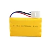 Nicd aa 700mah 9.6v rechargeable battery pack with plug for rc boat model car electric toys tank