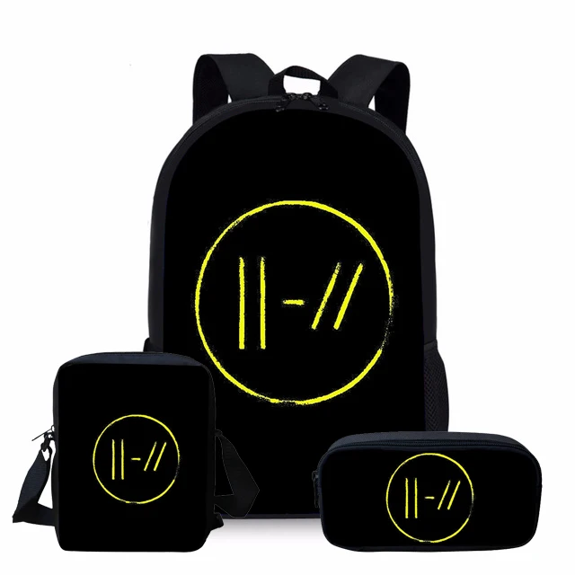 Twenty One Pilots School Bag Set Girls Boys Hip Hop Fans Fashion Backpack Teenager Personalized Book Bags 3 Pcs, Customized
Twenty One Pilots School Bag Set Girls Boys Hip Hop Fans Fashion Backpack Teenager Personalized Book Bags 3 Pcs, Customized
