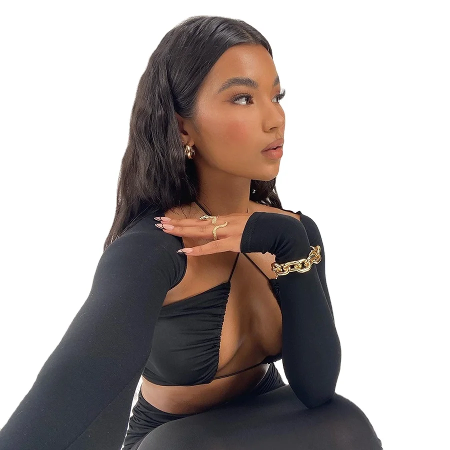 TRUEN hot sell 2021 New Arrivals Autumn Sexy Bandage Strapless Three Piece Set Women Clothing, Picture color
TRUEN hot sell 2021 New Arrivals Autumn Sexy Bandage Strapless Three Piece Set Women Clothing, Picture color