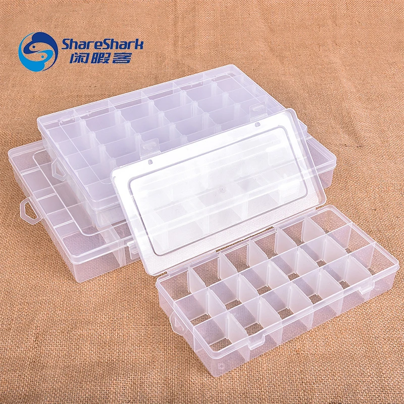 18/24/36 Slots Transparent removable Plastic Fishing Lure Box Fishing Tackle Accessories Parts Storage Box
18/24/36 Slots Transparent removable Plastic Fishing Lure Box Fishing Tackle Accessories Parts Storage Box
