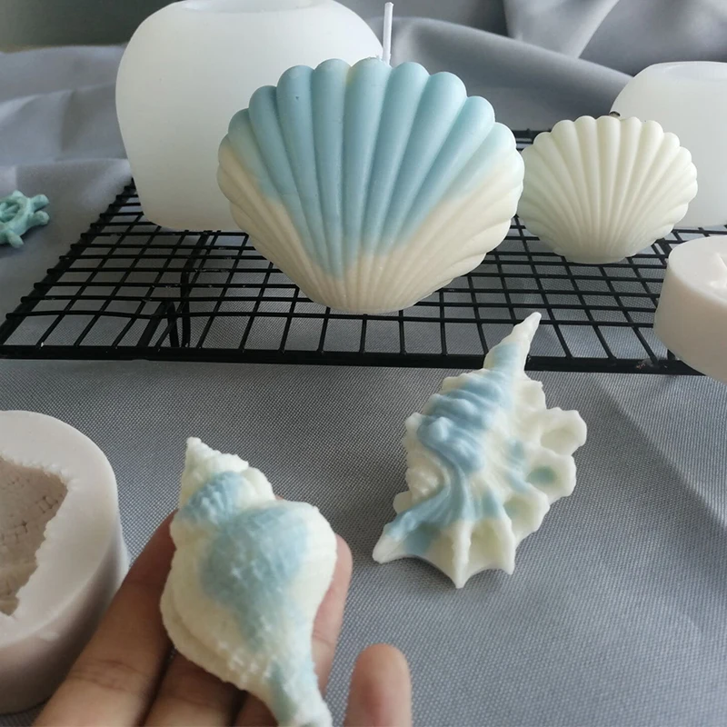 Plastic sea shell silicone candle mold diy handmade soap conch shell candle silicone mold
Plastic sea shell silicone candle mold diy handmade soap conch shell candle silicone mold