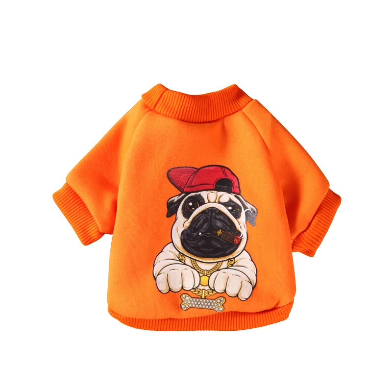 Small dog two-legged clothes cartoon printing dog warm sweater dog clothes pet clothing
Small dog two-legged clothes cartoon printing dog warm sweater dog clothes pet clothing