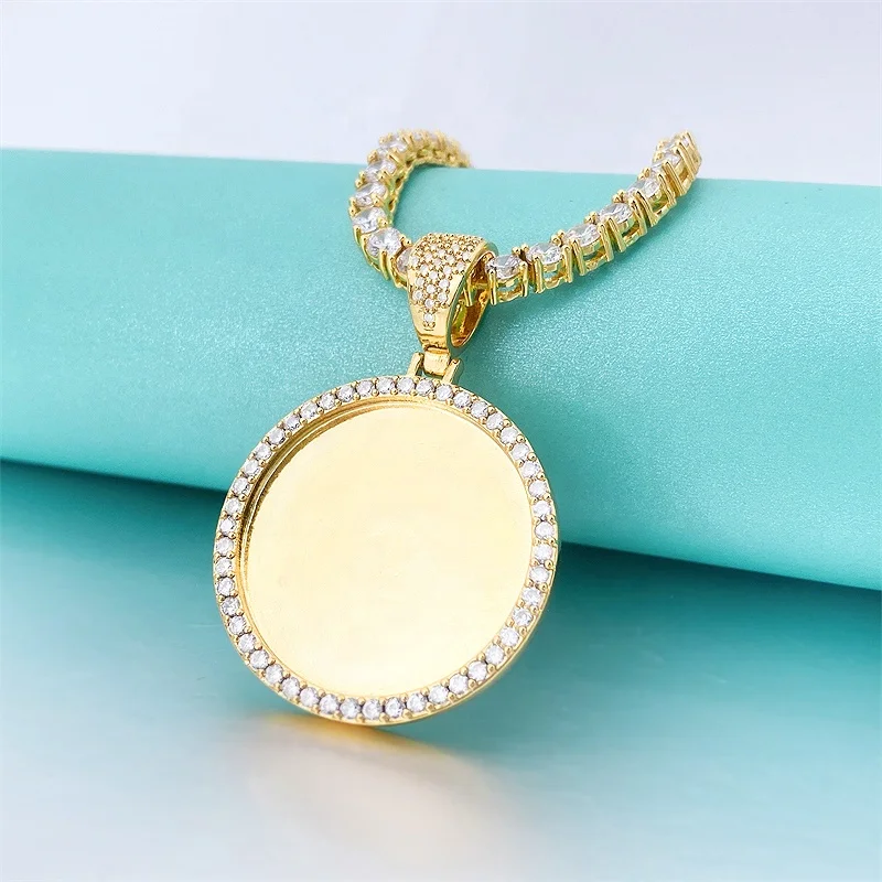 Round Shape Customized Photo Pendant VVS Moissanite Diamond 925 Sterling Silver Remembeace Pendant
Round Shape Customized Photo Pendant VVS Moissanite Diamond 925 Sterling Silver Remembeace Pendant