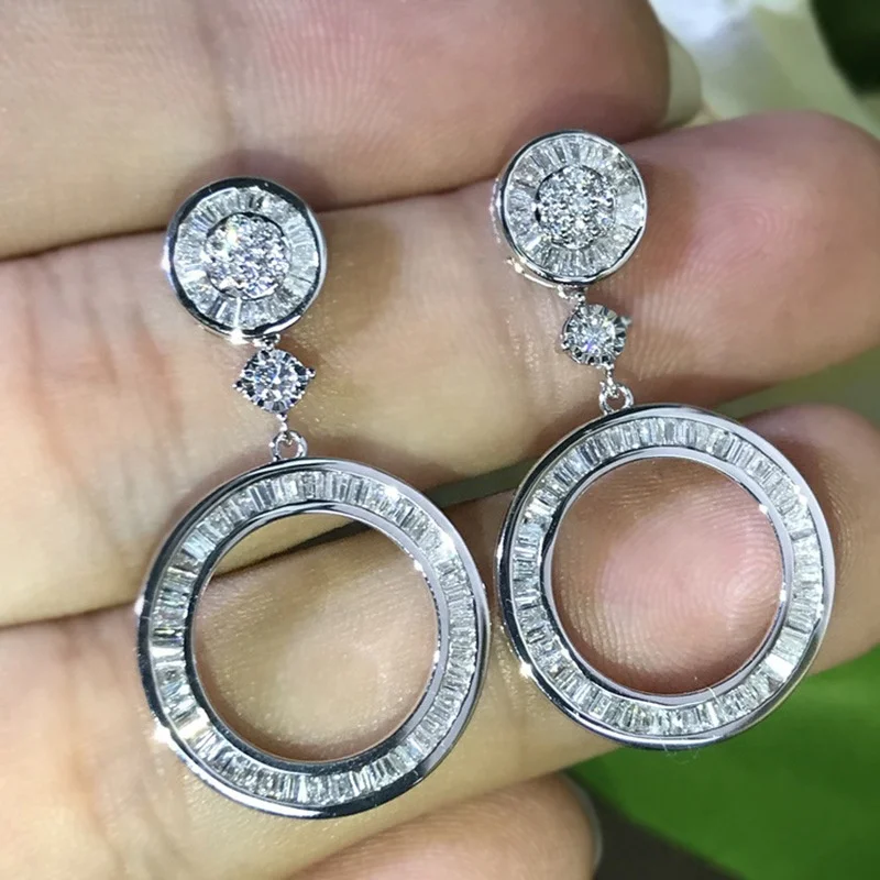 Luxury Drop earring zircon Engagement Wedding Dangle Earrings for women Party jewelry gift, Picture shows
Luxury Drop earring zircon Engagement Wedding Dangle Earrings for women Party jewelry gift, Picture shows