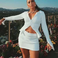 FS1842B hot sale women cotton suits zipper tops with skirts suits women 2 pieces suits
FS1842B hot sale women cotton suits zipper tops with skirts suits women 2 pieces suits