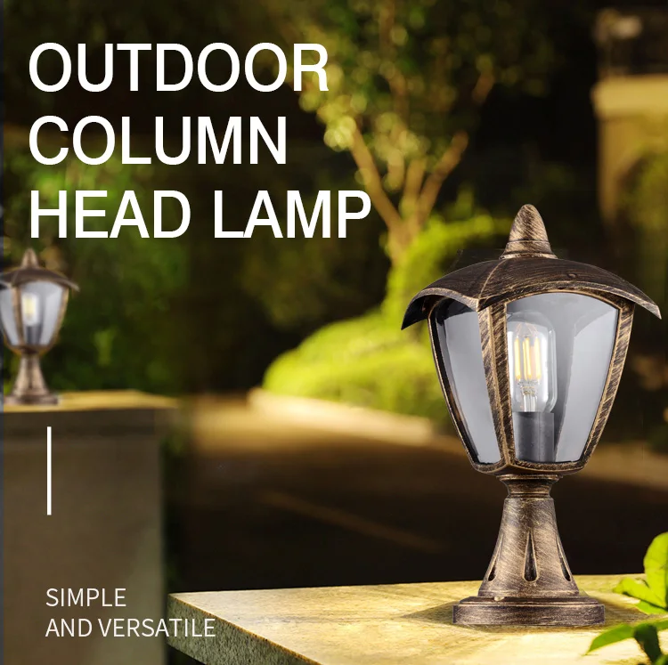 Custom Hot Sale Outdoor Lighting Waterproof Energy Saving Pillar Lights