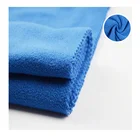 100% polyester 150D micro polar fleece two side brushed one side anti pilling fabric