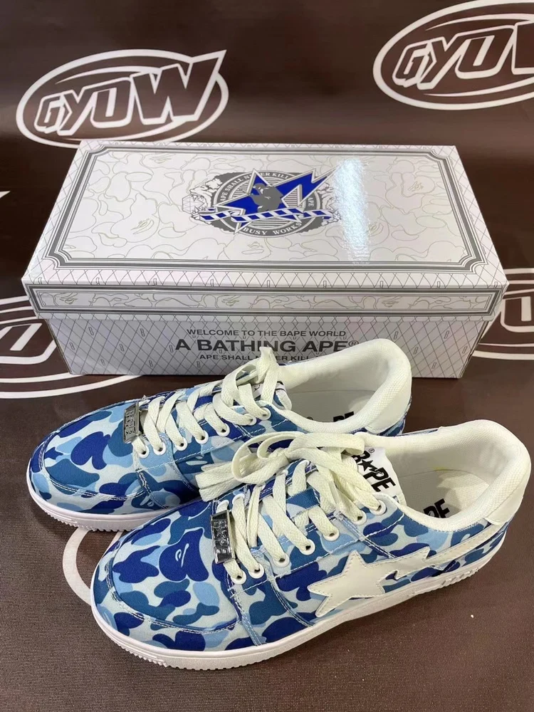 BAPESTAlow camoBlue camouflage ape man2021Couple low-top casual popular skateboard shoes three colors
BAPESTAlow camoBlue camouflage ape man2021Couple low-top casual popular skateboard shoes three colors