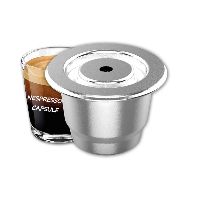 OEM Refillable Stainless Steel Coffee Filter For Nespresso Capsule Reusable Empty Coffee Capsule
OEM Refillable Stainless Steel Coffee Filter For Nespresso Capsule Reusable Empty Coffee Capsule
