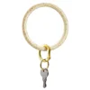 Hot sale silicone bangle Large O key ring wrist keychain fashion women girls round key rings