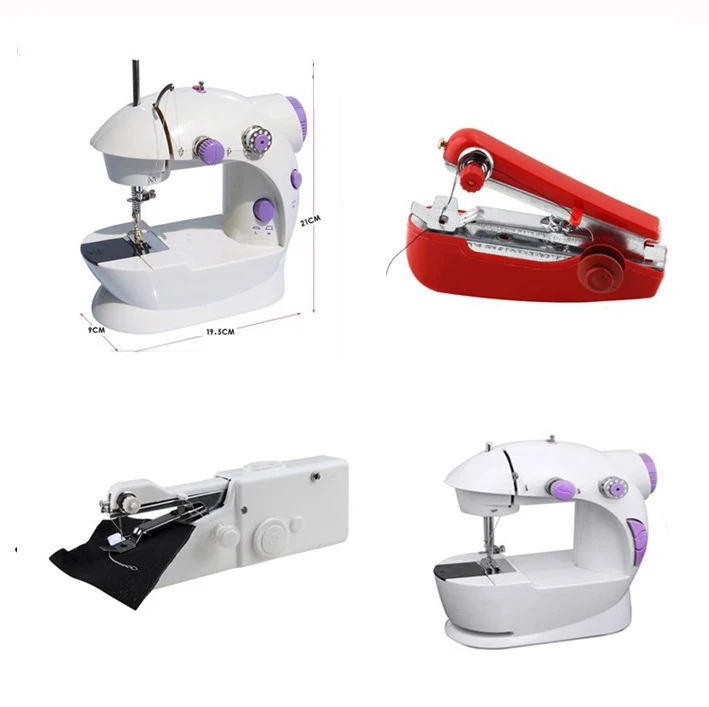 Zogift Yiwu  2019 Electric Mini Portable Handheld Domestic Button Sewing Machine Industrial