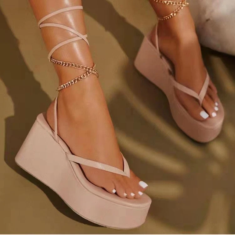 2022 Spring And Summer New Winding Bandage Sandals Round Toe Women Thick Soled Sandals For Women
2022 Spring And Summer New Winding Bandage Sandals Round Toe Women Thick Soled Sandals For Women