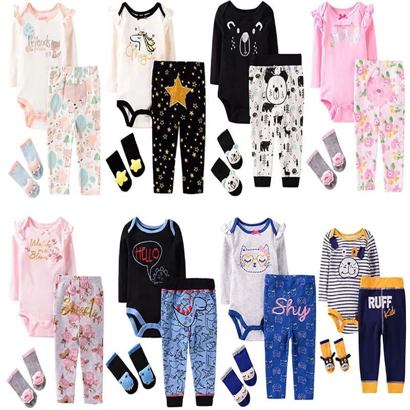 2021 new style wholesale long sleeve infant newborn romper trousers kid clothing baby bodysuit pant socks sets children clothes
2021 new style wholesale long sleeve infant newborn romper trousers kid clothing baby bodysuit pant socks sets children clothes