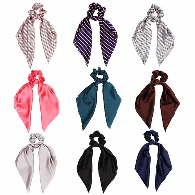 Fashion Hot Selling Head Wrap Long Bow Streamer Hair Band Solid Color Satin Bow Hair Scrunchies
Fashion Hot Selling Head Wrap Long Bow Streamer Hair Band Solid Color Satin Bow Hair Scrunchies