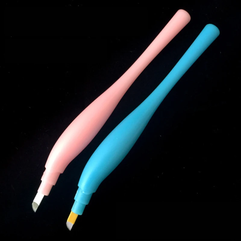 Microblading Disposable Pen Eyebrow Tattoo Manual Pen Tattoo Eyebrow Pen with Blade, Blue/ pink
Microblading Disposable Pen Eyebrow Tattoo Manual Pen Tattoo Eyebrow Pen with Blade, Blue/ pink