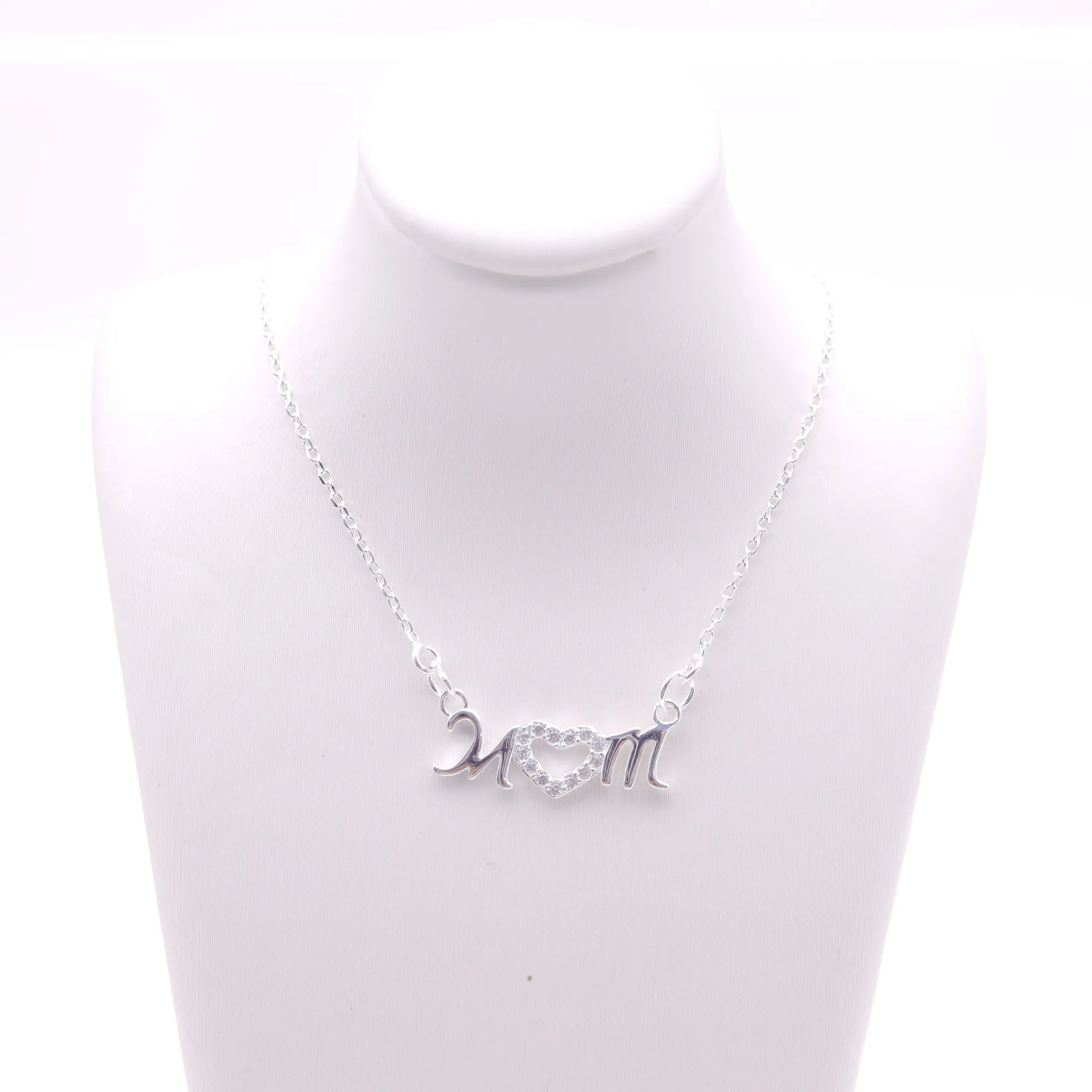 2021 New Trendy Pendant Best Mom Necklace Mother's Day Gift S925 Silver Necklace For Woman, As picture
2021 New Trendy Pendant Best Mom Necklace Mother's Day Gift S925 Silver Necklace For Woman, As picture
