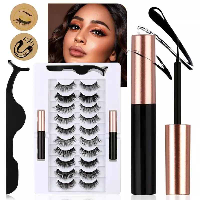 Wholesale drop-shipping 6 10 magnet mink magnetic eyelashes with liquid box 2021 magnetic eyelash eyeliner set
Wholesale drop-shipping 6 10 magnet mink magnetic eyelashes with liquid box 2021 magnetic eyelash eyeliner set