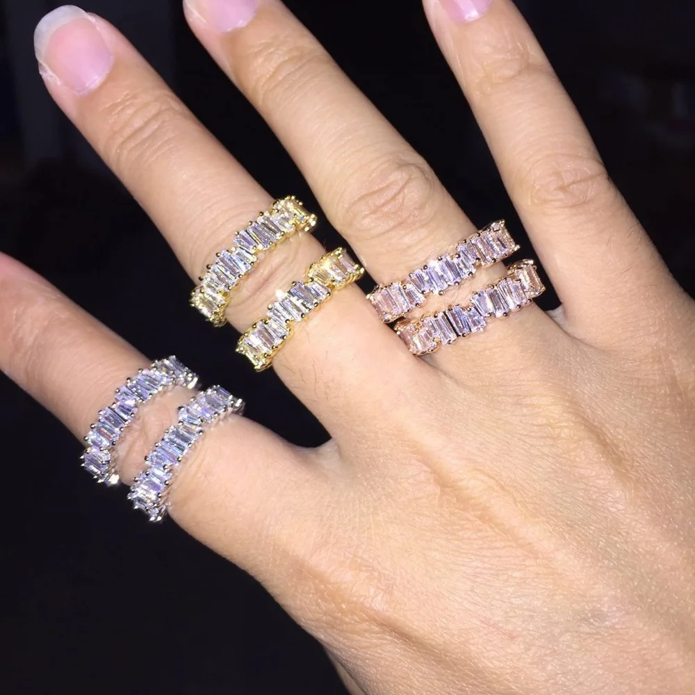 Fashion Handmade Eternity Ring Finger Jewelry AAA Zircon Rings wholesale, Gold/silver/rose gold
Fashion Handmade Eternity Ring Finger Jewelry AAA Zircon Rings wholesale, Gold/silver/rose gold