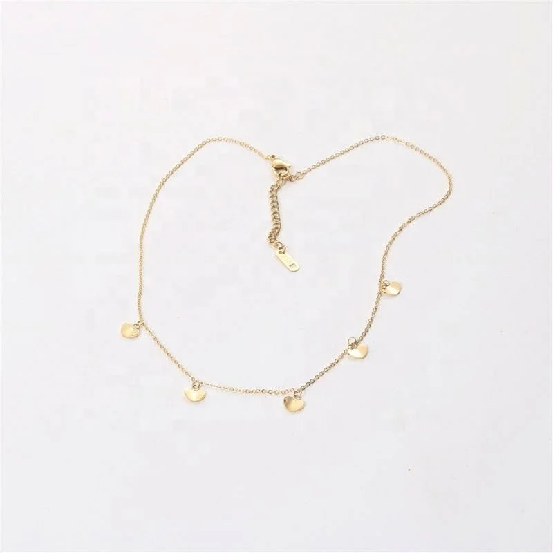 Jewelry Gold Plated Dainty Love Heart Pendant Choker Necklace Stainless Steel Jewelry Wholesale
Jewelry Gold Plated Dainty Love Heart Pendant Choker Necklace Stainless Steel Jewelry Wholesale