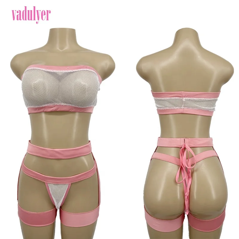 Vadulyer Handmade Bikini Lingerie Stripper Life Outfits Light Pink Glitter Mesh Set, Picture
Vadulyer Handmade Bikini Lingerie Stripper Life Outfits Light Pink Glitter Mesh Set, Picture