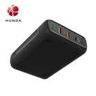 W Charger Usb Multi Port Charger HUNDA 120 W Qc 2.0 3.0 4.0 Universal Multi 4 Port Usb Type-c Pd Charger