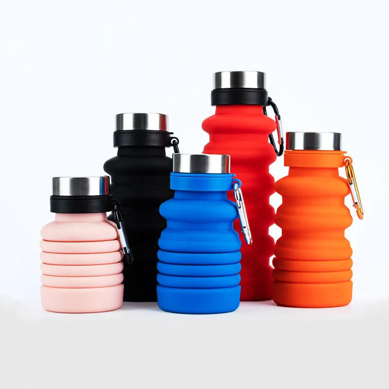 Hot Selling 500ml Silicone Folding Portable Water Bottle Plastic cups For Outdoor Cycling Sports
Hot Selling 500ml Silicone Folding Portable Water Bottle Plastic cups For Outdoor Cycling Sports