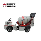 Self Loading Concrete Mixer With Pump Concrete Mixer Truck 1.2 2 3 4 cbm