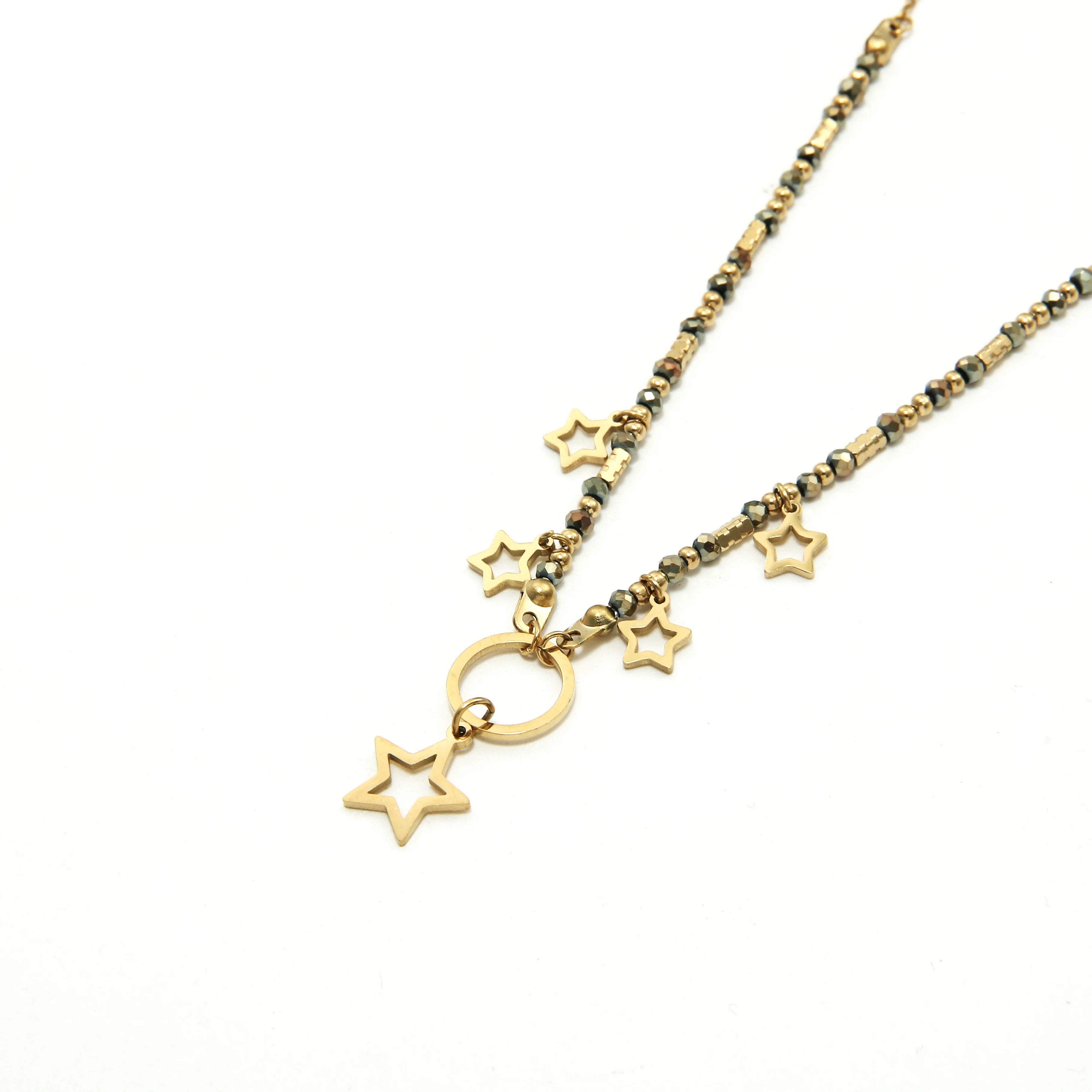 2021 Ins Celebrity Identical Style Vintage Beaded Necklace Star Pendant Stainless Steel,Necklaces For Women Gold Plated, Gold color
2021 Ins Celebrity Identical Style Vintage Beaded Necklace Star Pendant Stainless Steel,Necklaces For Women Gold Plated, Gold color