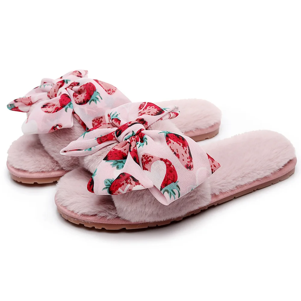 Women Fluffy Slipper Wholesale Fashion Bow In Outdoor Warm Soft Shoes Female Winter Fur Sandals, 4 colors
Women Fluffy Slipper Wholesale Fashion Bow In Outdoor Warm Soft Shoes Female Winter Fur Sandals, 4 colors