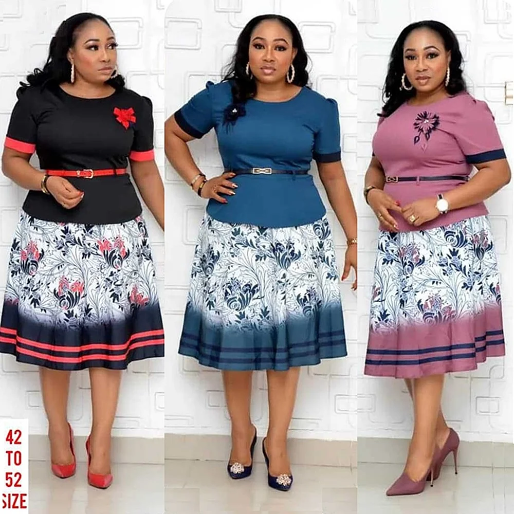Size 44-52 Dropship Africa Women Clothes Big Size Floral Print Casual Dresses Wholesale China
Size 44-52 Dropship Africa Women Clothes Big Size Floral Print Casual Dresses Wholesale China