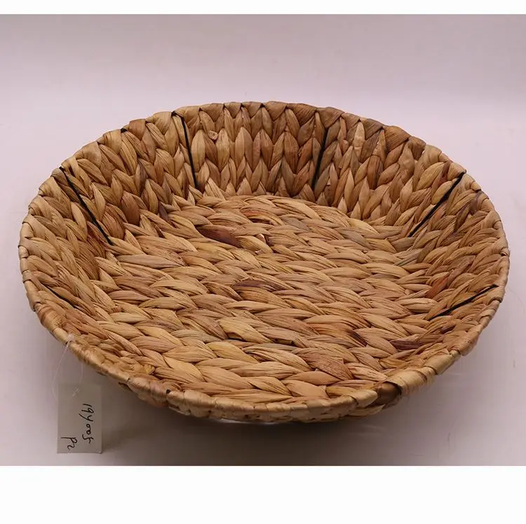 Factory wholesale Handmade woven water hyacinth seagrass storage basket, Yellow
Factory wholesale Handmade woven water hyacinth seagrass storage basket, Yellow