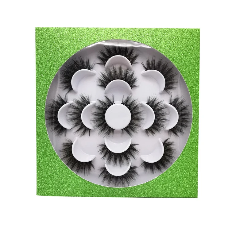 LASHAP Private Label Handmade 7 pairs of Strip Eyelashes suits with Lotus tray eyelash box cross border hot lash style
LASHAP Private Label Handmade 7 pairs of Strip Eyelashes suits with Lotus tray eyelash box cross border hot lash style