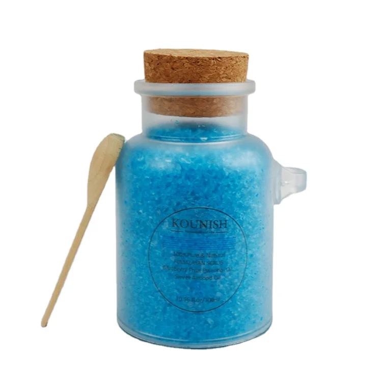 Wholesale korea Skin Cleaning Moisturizing pure himalayan Blue Berry Body Salt Scrub
Wholesale korea Skin Cleaning Moisturizing pure himalayan Blue Berry Body Salt Scrub