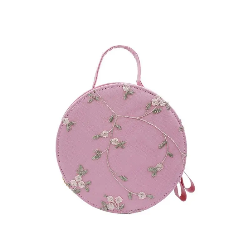 Hot Sale Sweet Lace Round Handbags High Quality PU Leather Women Crossbody Bags Female Small Fresh Flower Chain Shoulder Bags, Picture
Hot Sale Sweet Lace Round Handbags High Quality PU Leather Women Crossbody Bags Female Small Fresh Flower Chain Shoulder Bags, Picture