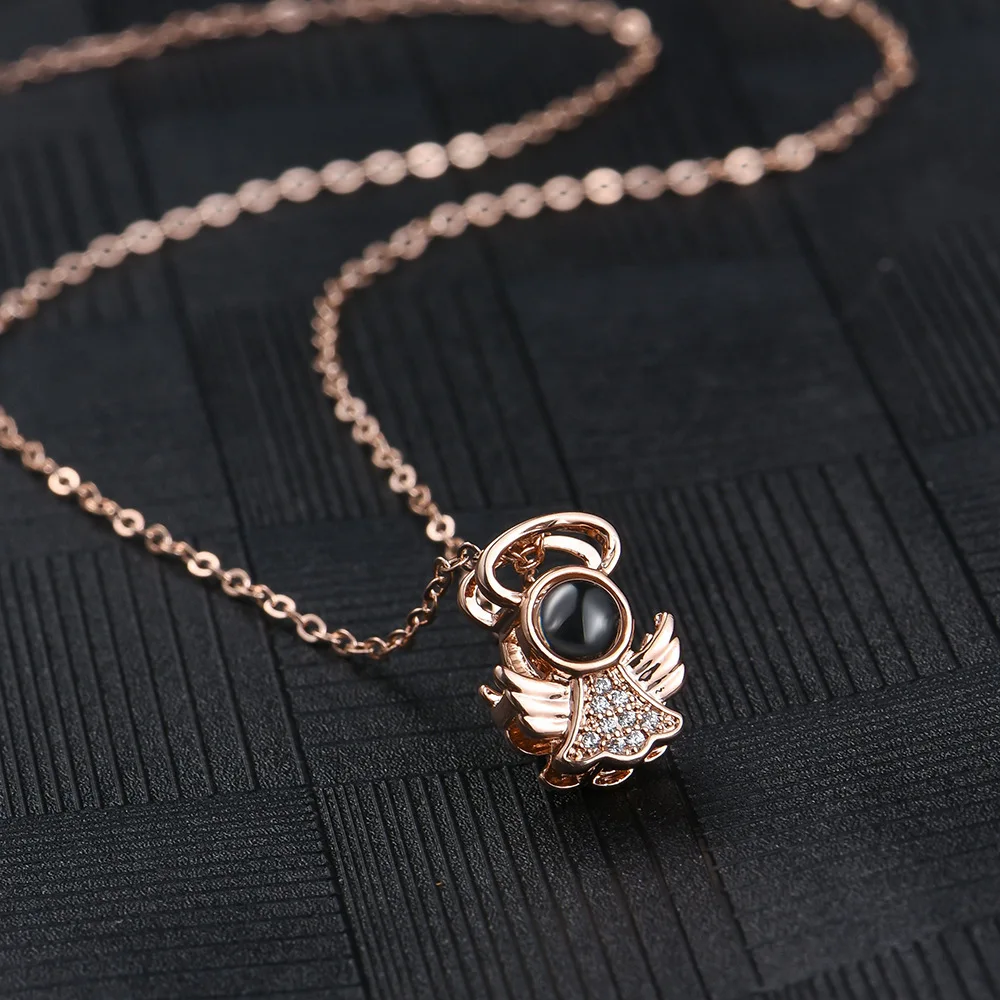 The angel 520 necklace 100 I love you language pendant necklace Fashion Jewelry For Women, Silver/gold /rose gold
The angel 520 necklace 100 I love you language pendant necklace Fashion Jewelry For Women, Silver/gold /rose gold