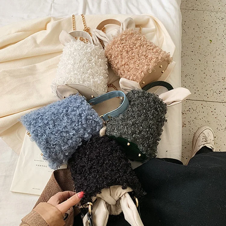 Designer Brand Bags Ladies Lady Stylish Small Plush Bucket Shoulder Bag Handbag For Woman, Customizable
Designer Brand Bags Ladies Lady Stylish Small Plush Bucket Shoulder Bag Handbag For Woman, Customizable