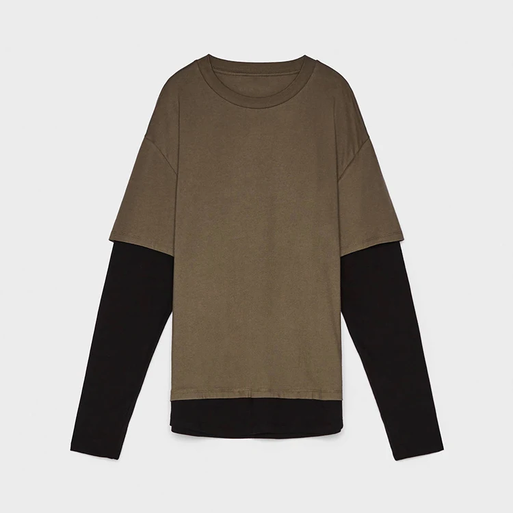 Custom high quality T-shirt designers double layer long sleeves mens tshirts cotton tshirt for men
Custom high quality T-shirt designers double layer long sleeves mens tshirts cotton tshirt for men