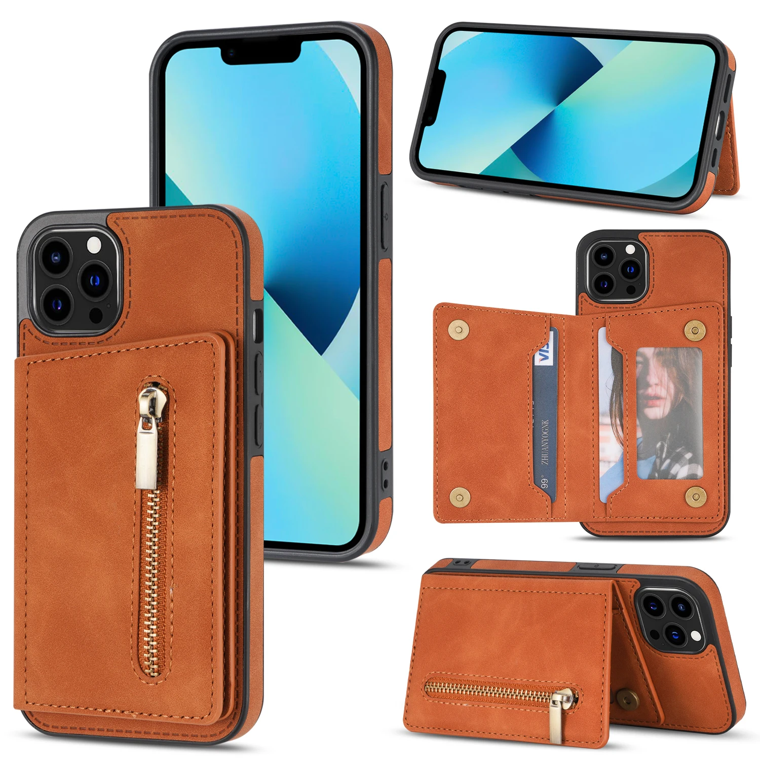 For iPhone for Samsung Business PU Phone Case Flip Stand Leather Wallet Phone Cover For iphone 13 12 11
For iPhone for Samsung Business PU Phone Case Flip Stand Leather Wallet Phone Cover For iphone 13 12 11