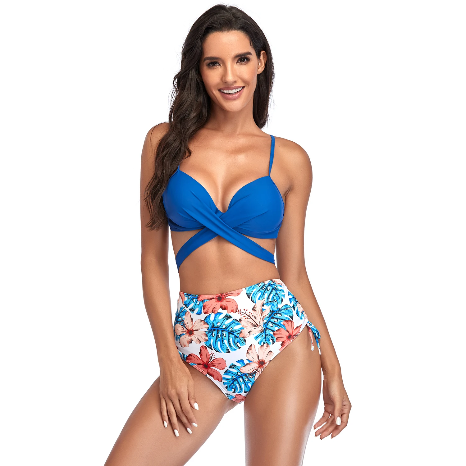 21 years hard bag bikini suit European and American cross straps ladies swimsuit beachwear high waist gathered
21 years hard bag bikini suit European and American cross straps ladies swimsuit beachwear high waist gathered