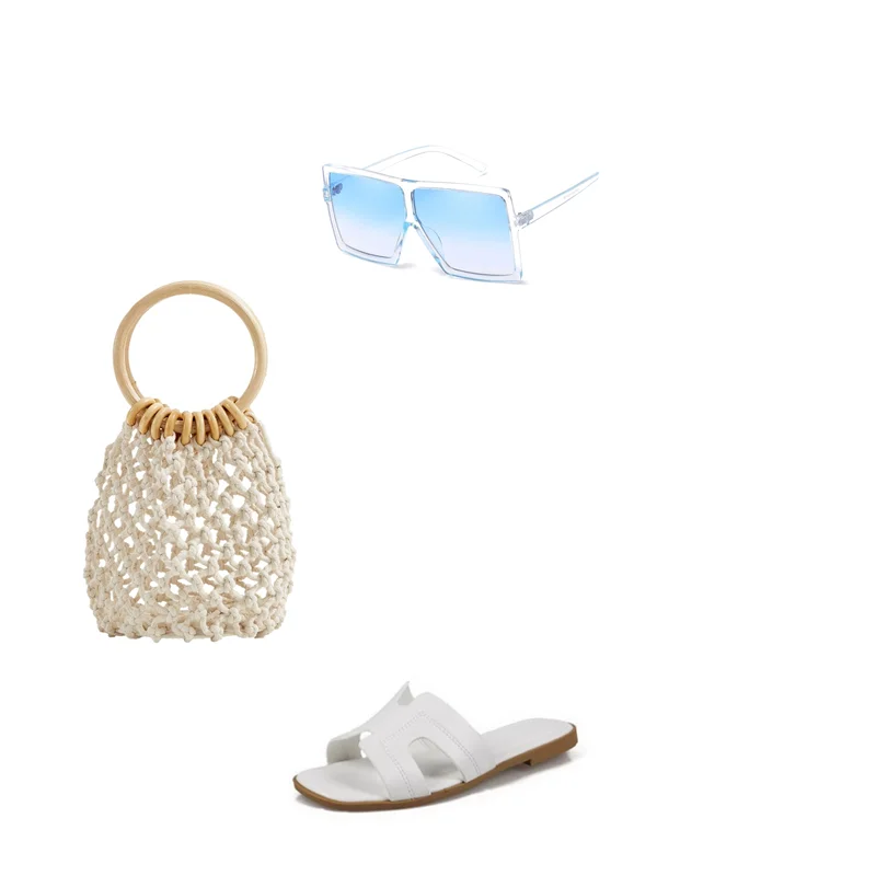 Summer new collocation mini hollow woven women beach bag ladies handbags round handle purse set and slides, 2colors
Summer new collocation mini hollow woven women beach bag ladies handbags round handle purse set and slides, 2colors