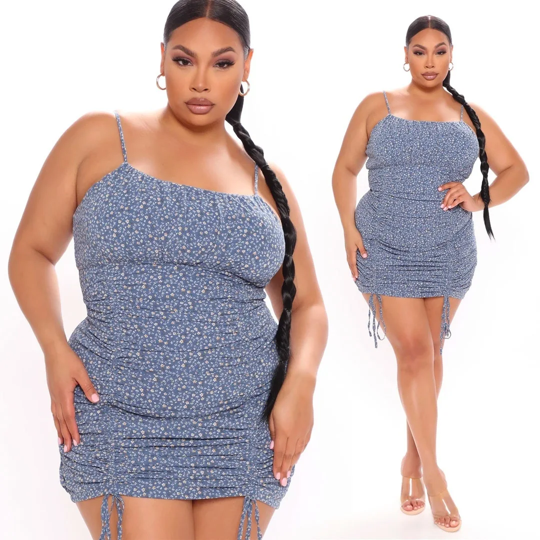 African Women's Velvet Sling Printed Crushed Rope Sexy Plus Size Casual Women Dress, As picture
African Women's Velvet Sling Printed Crushed Rope Sexy Plus Size Casual Women Dress, As picture